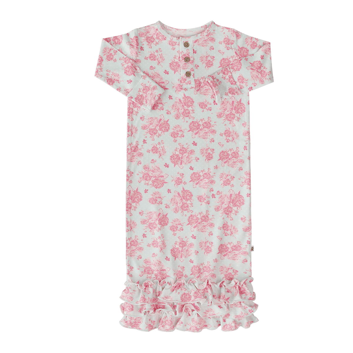 Sweet Bamboo Miss Dior Ruffle Receiving Gown - Little Miss Muffin Children & Home