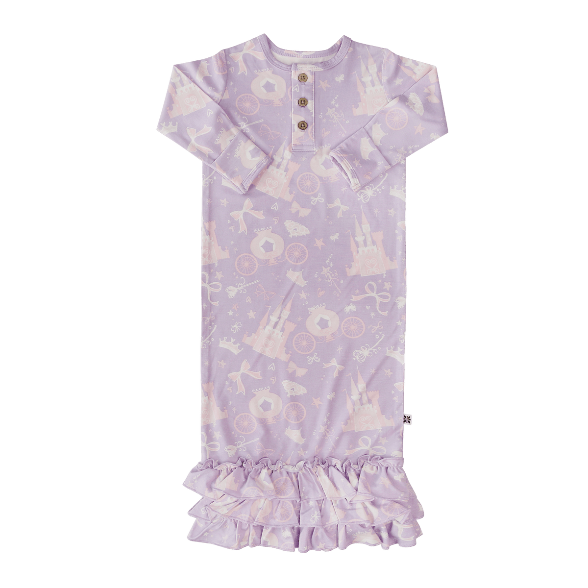 Princess Ruffle Receiving Gown