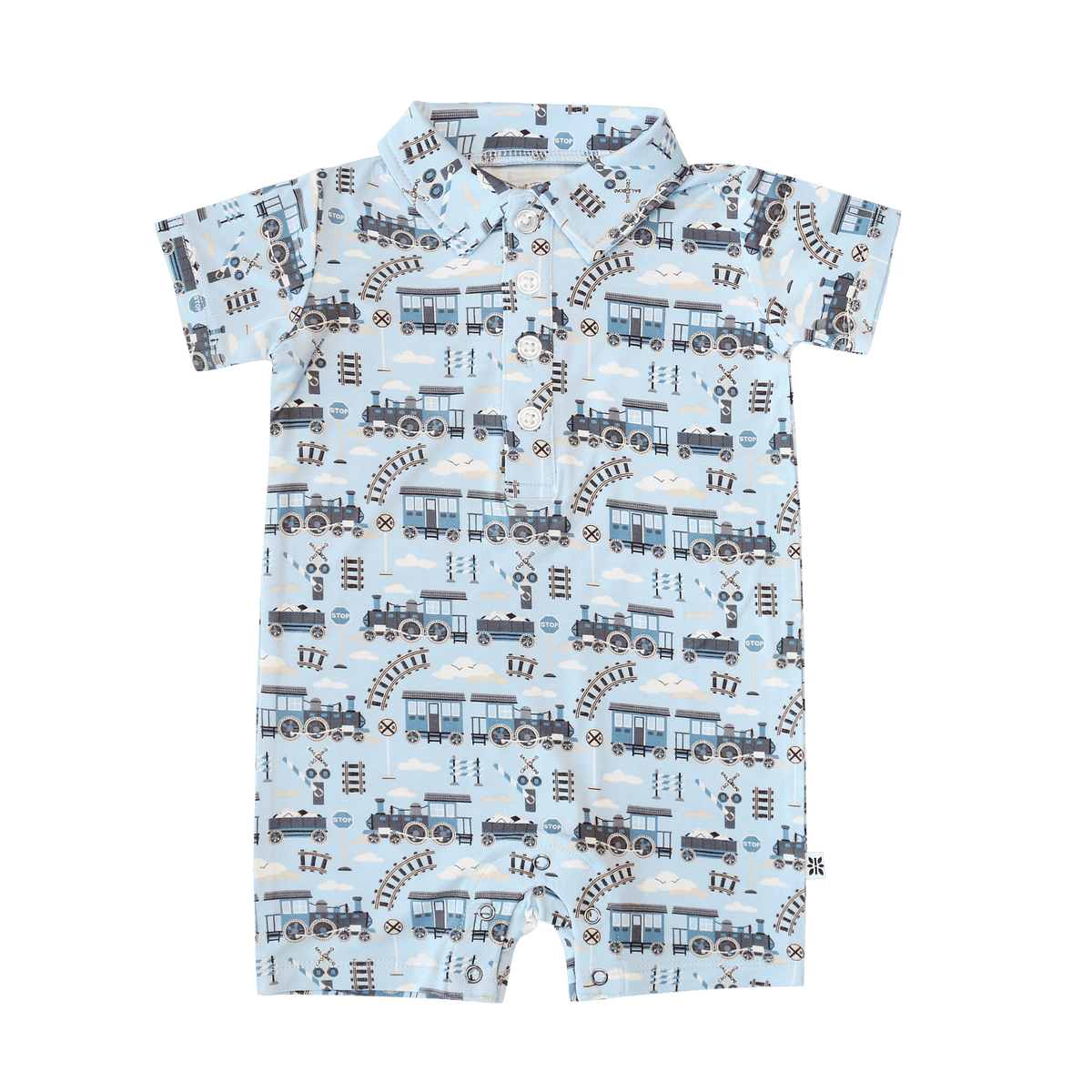 Choo Choo Polo Romper