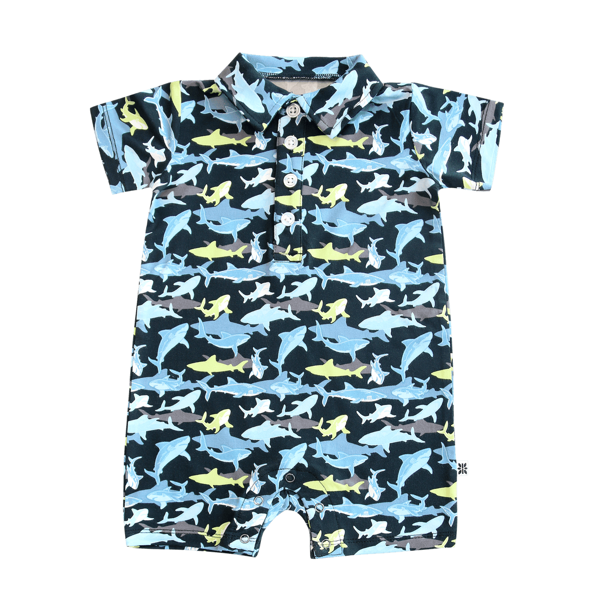 Sharky Polo Romper