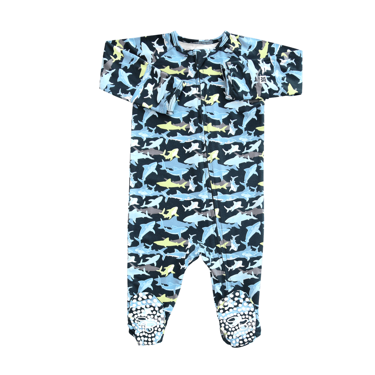 Sharky Zipper Footie