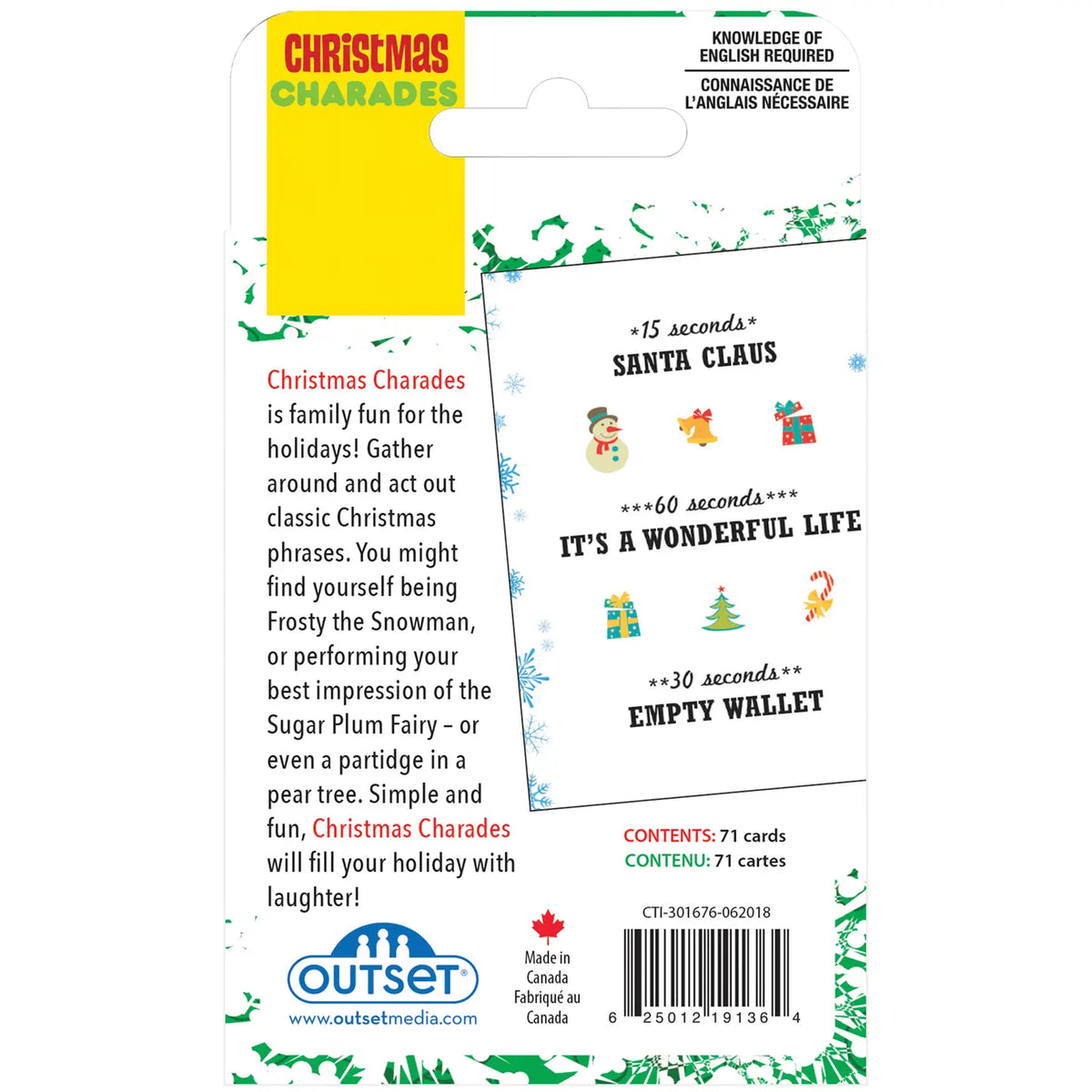 Outset Games and Cobble Hill Puzzles Christmas Charades Card Game - Little Miss Muffin Children & Home