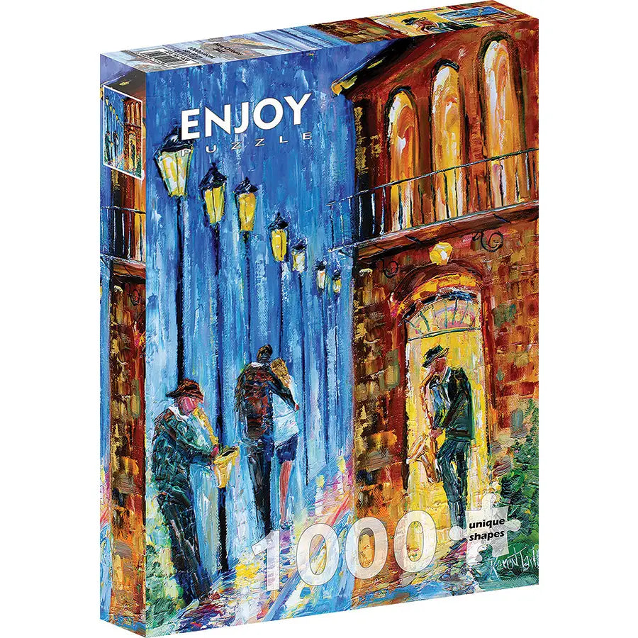 Outset Games and Cobble Hill Puzzles New Orleans Jazz 1000-Piece Enjoy Puzzle - Little Miss Muffin Children & Home