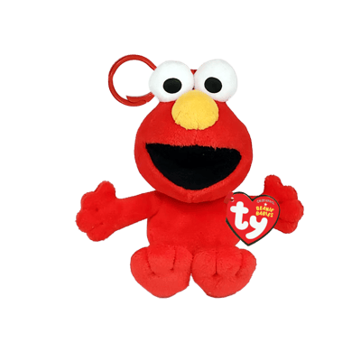 Ty Inc Beanie Baby Floppy Clip Sesame Street Elmo - Little Miss Muffin Children & Home