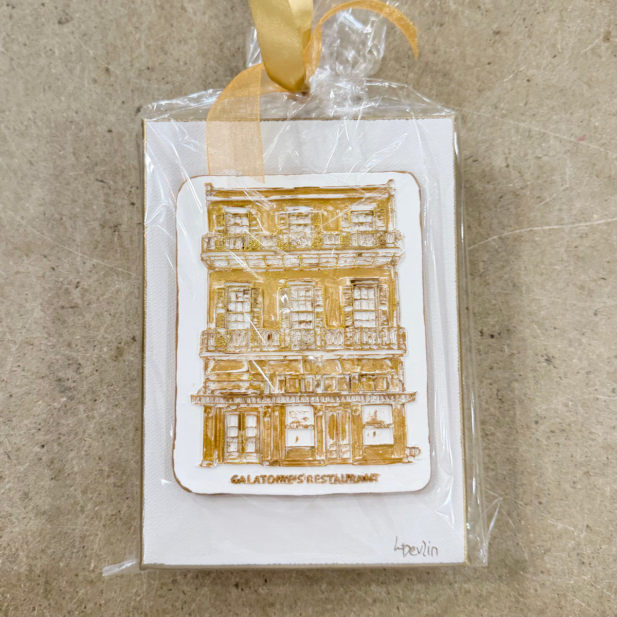 Lisa Devlin Designs Galatoire’s Clay Artwork on Canvas | New Orleans Wall Art by Lisa Devlin - Little Miss Muffin Children & Home