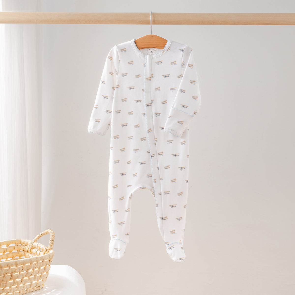 Nola Tawk Baby Basics: Just Plane Cute Organic Cotton Pajama - Little Miss Muffin Children & Home
