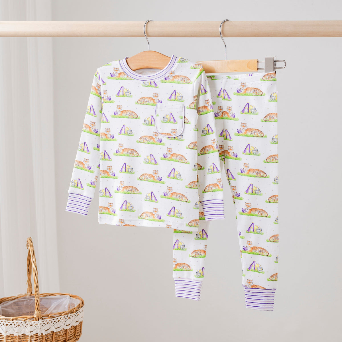 Nola Tawk Mascot Mania in Louisiana Organic Cotton Pajama - Little Miss Muffin Children & Home