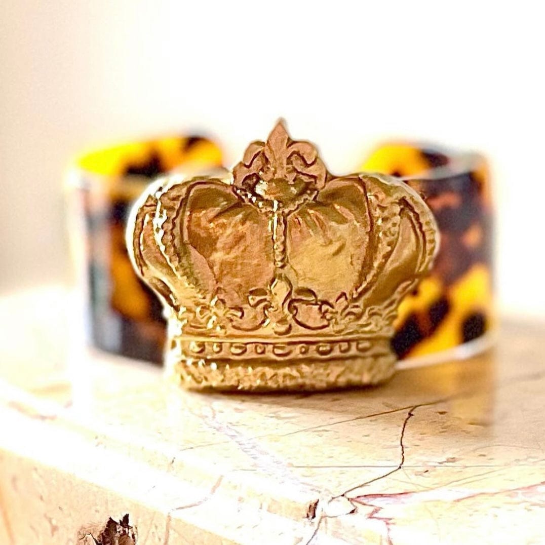 Carol Cassisa Carol Cassisa Crown Tortoise Shell Cuff - Little Miss Muffin Children & Home