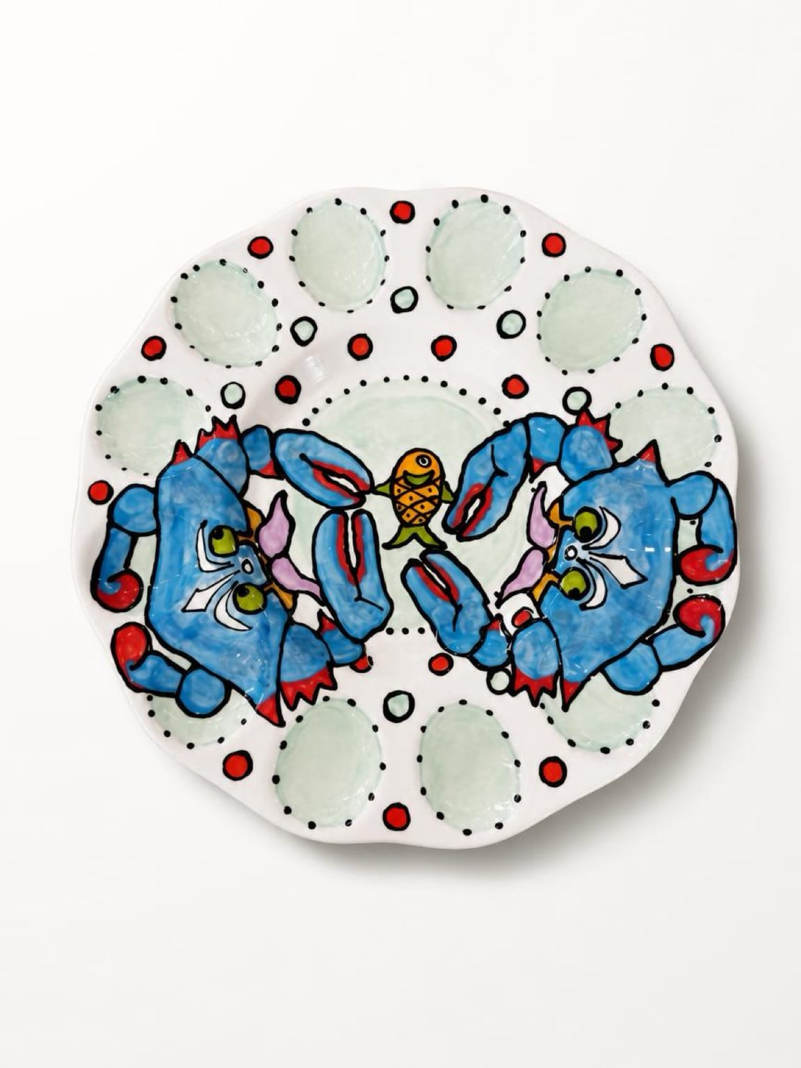 Jan Salzer Crab Deviled Egg Platter