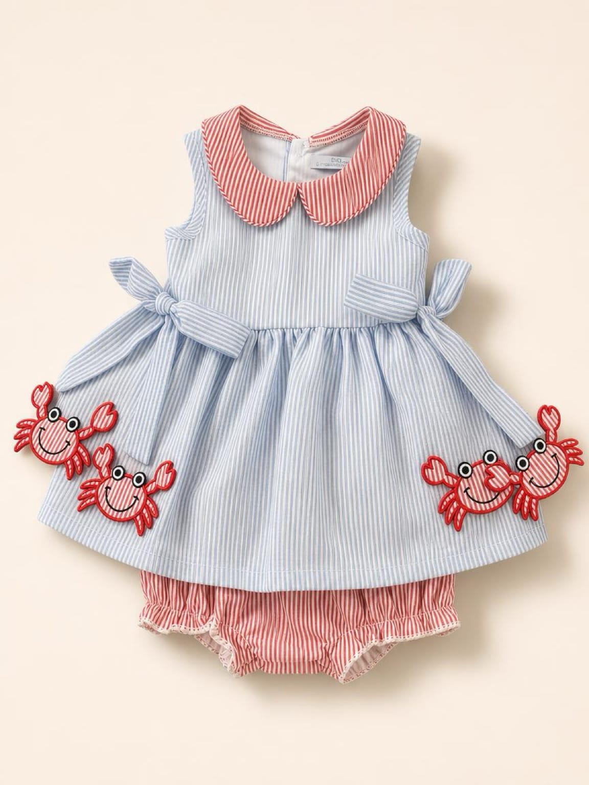 Crab Side Tag Bloomer Set