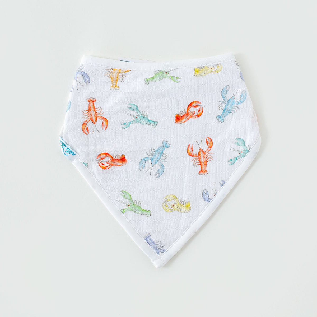 Colorful Claws Organic Muslin Bib