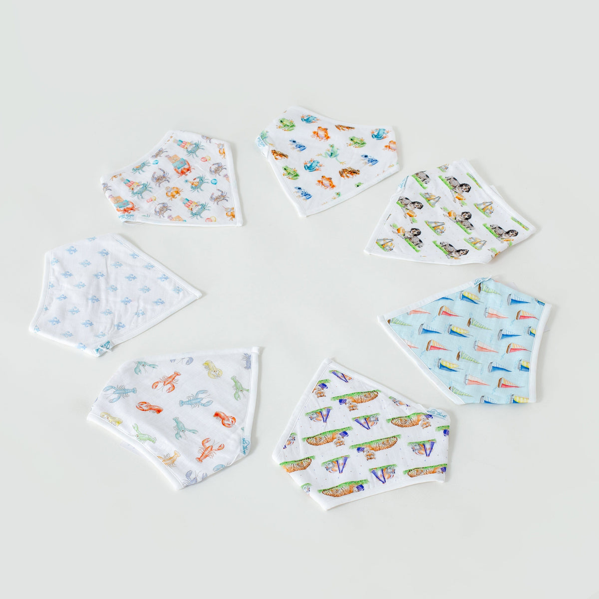 Toadally Cute Organic Muslin Bib