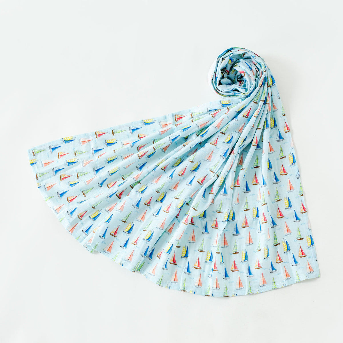 Sea You Soon Organic Muslin Swaddle Blanket