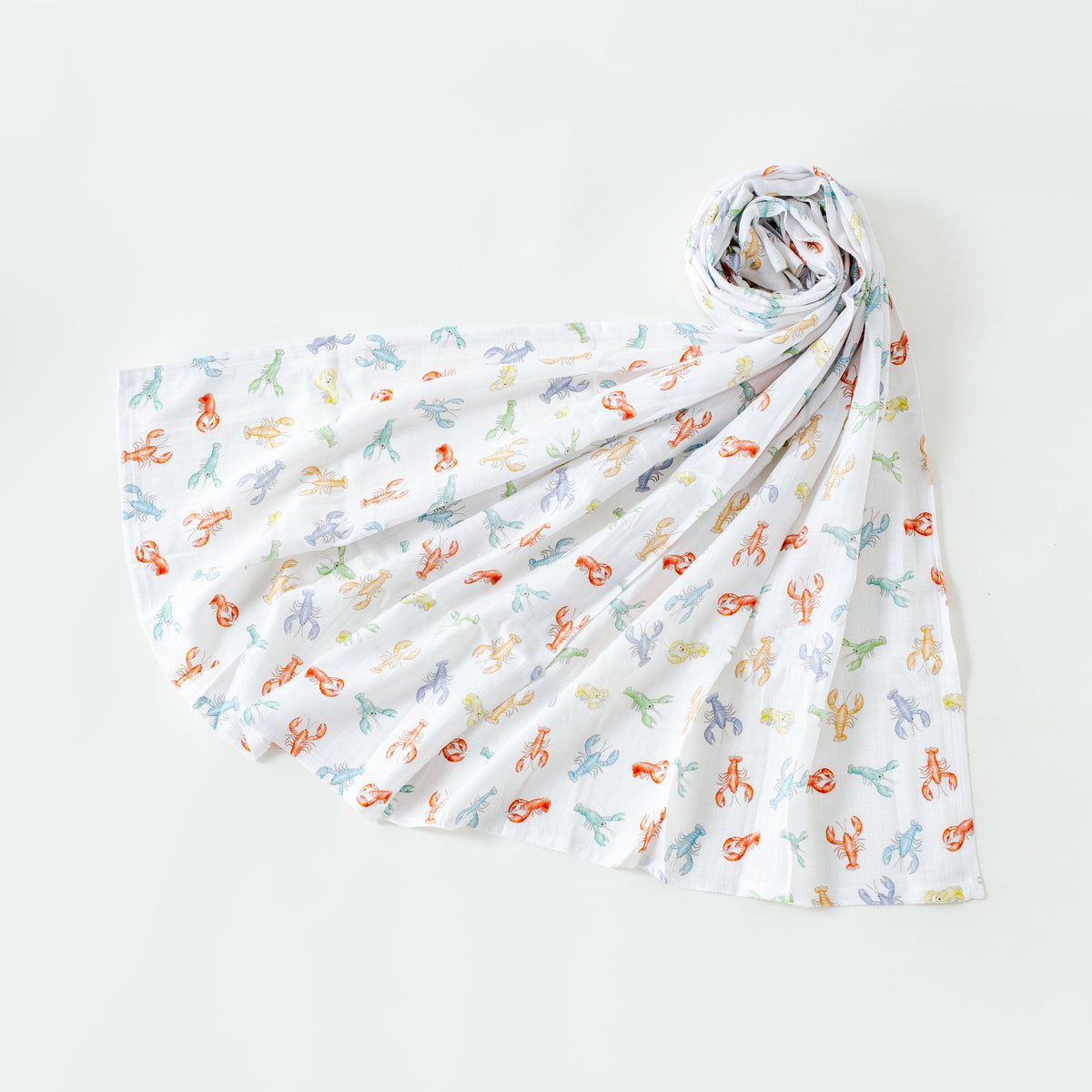 Colorful Claws Organic Muslin Swaddle Blanket