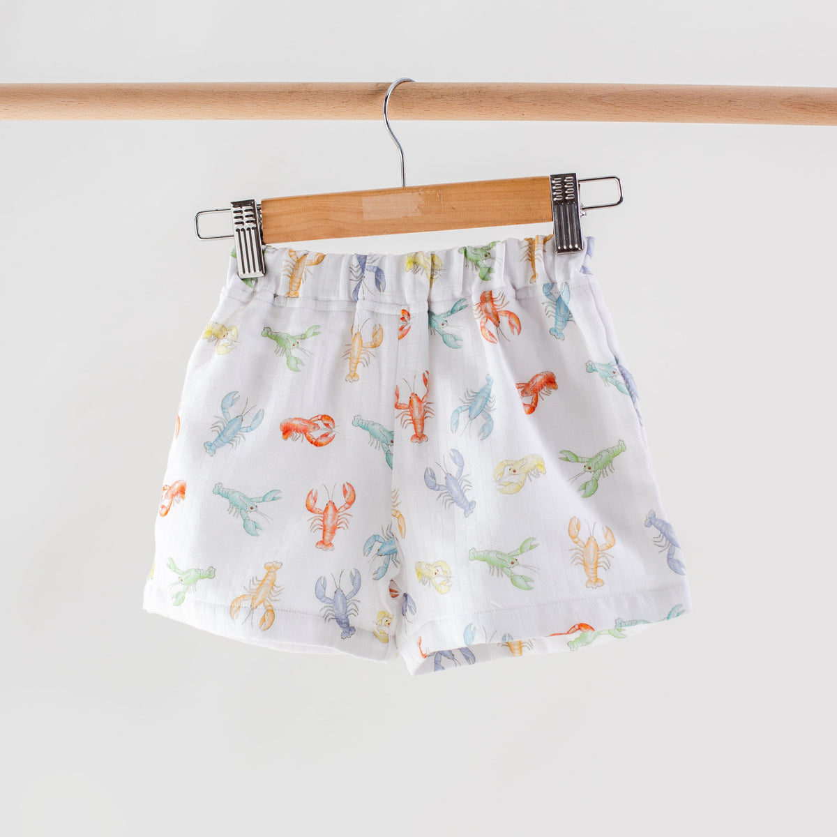 Nola Tawk Colorful Claws Organic Muslin Shorts - Little Miss Muffin Children & Home