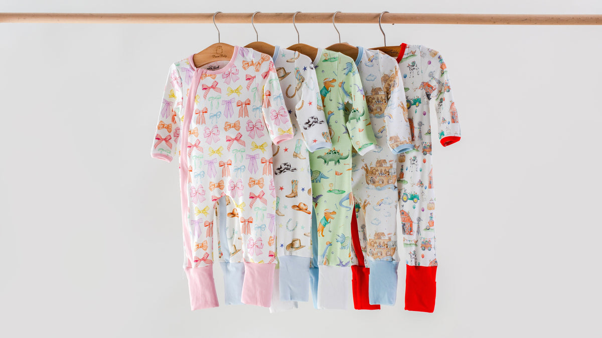 Nola Tawk Rain-BOW Organic Cotton Kids Pajamas - Little Miss Muffin Children & Home