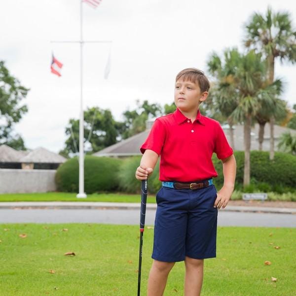 Bailey Boys Pete Cotton Twill Shorts in Navy - Little Miss Muffin Children & Home