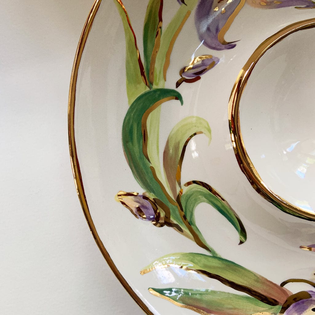 Magnolia Creative Co Iris Chip and Dip, detail view