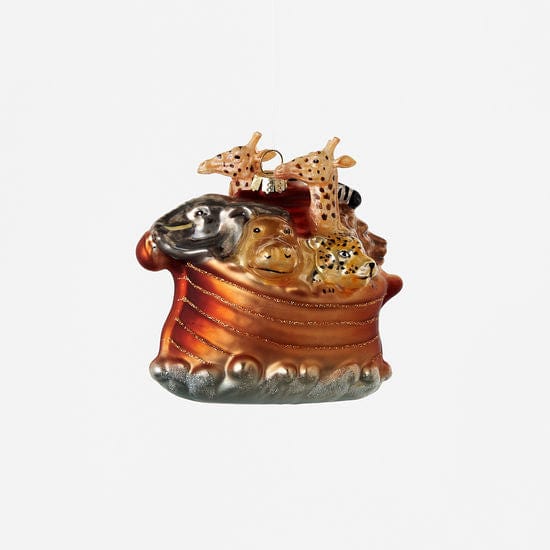 180 Degrees 180 Degrees 4.5" Glass Noah's Ark Ornament - Little Miss Muffin Children & Home