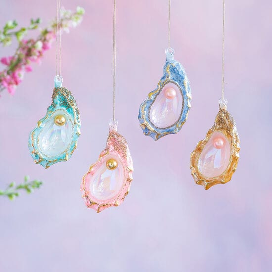 180 Degrees 180 Degrees Glass Oyster Ornament - Little Miss Muffin Children & Home