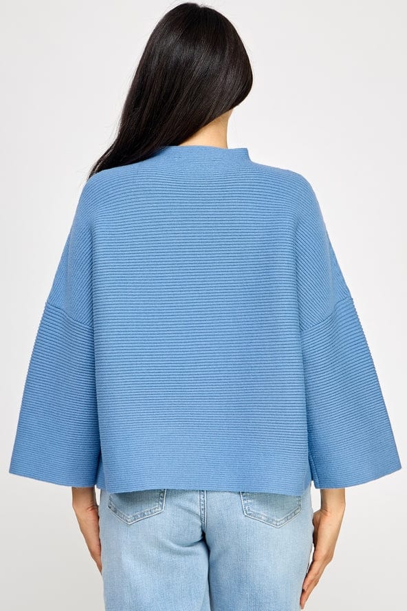 Ellison Not Your Casual Top - Azure - Little Miss Muffin Children & Home