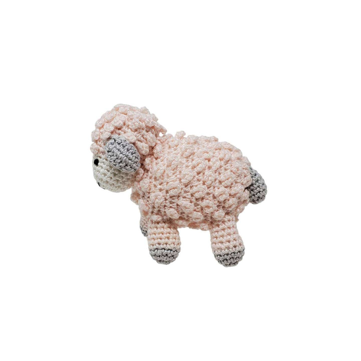 Pink Little Crochet Lamb