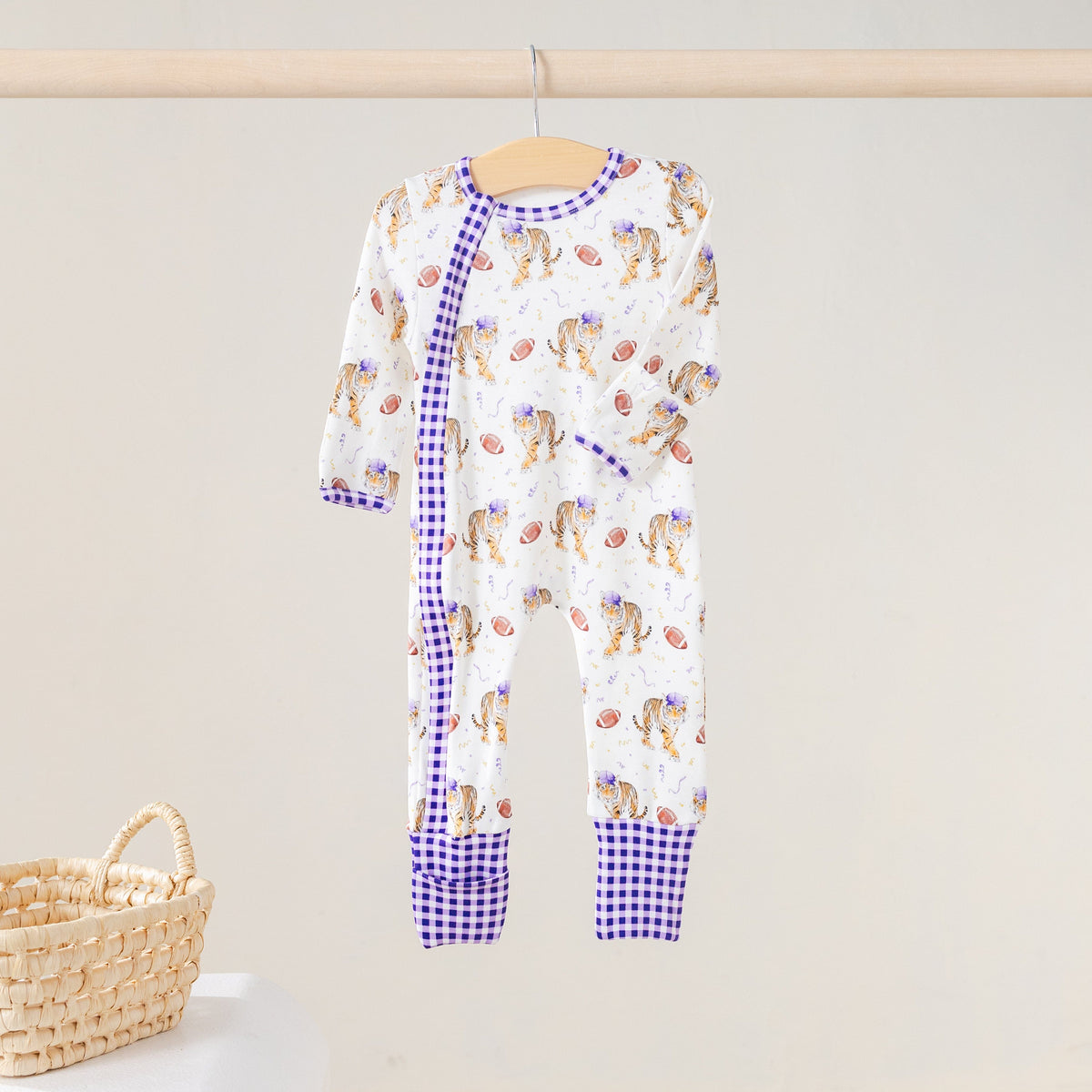 Nola Tawk Kickoff in Louisiana Organic Cotton Kids Pajamas - Little Miss Muffin Children & Home