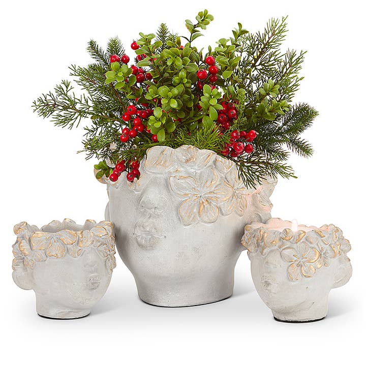 Kissing Face Mini Planter