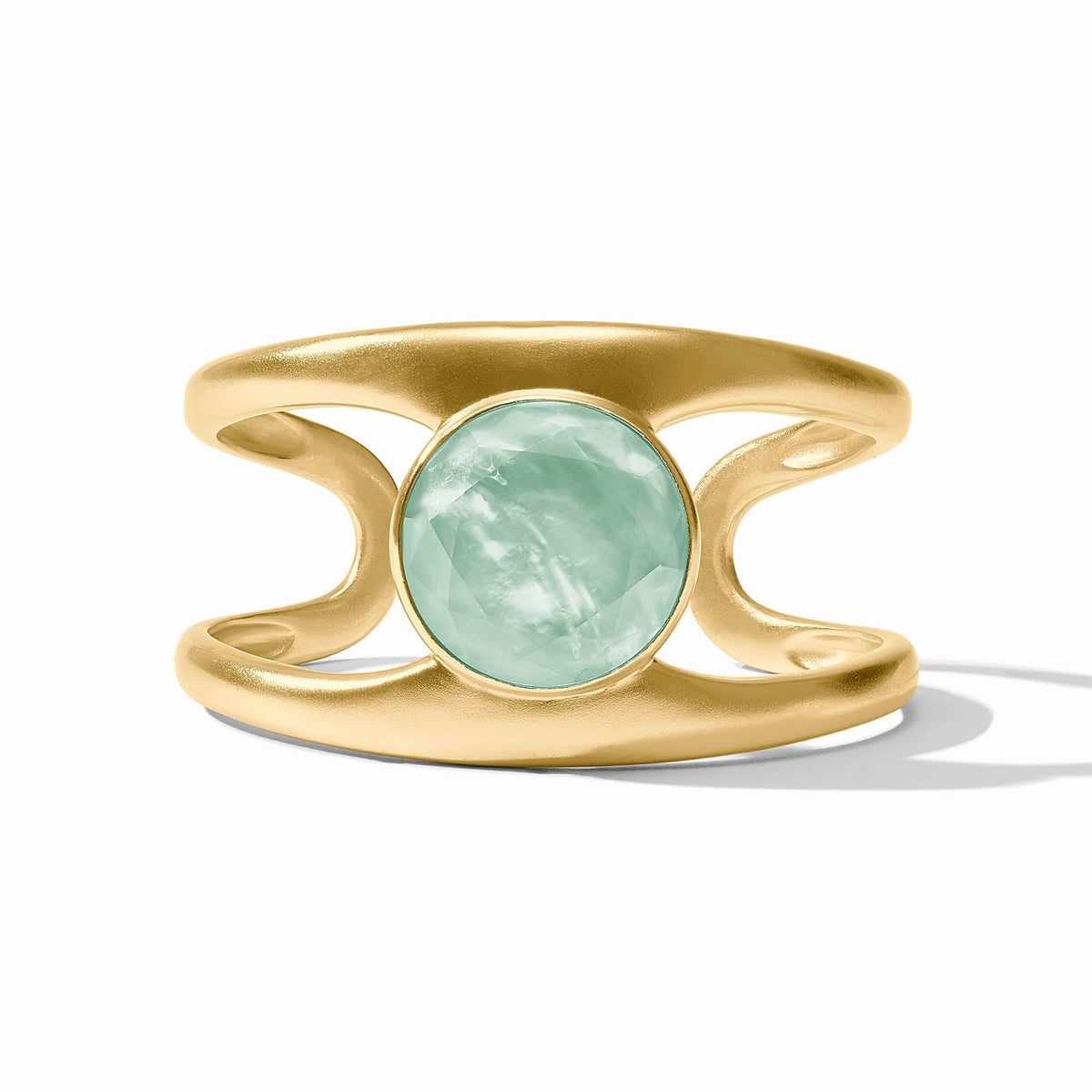 Julie Vos Laguna Stone Cuff with Iridescent Aquamarine Blue - Little Miss Muffin Children & Home