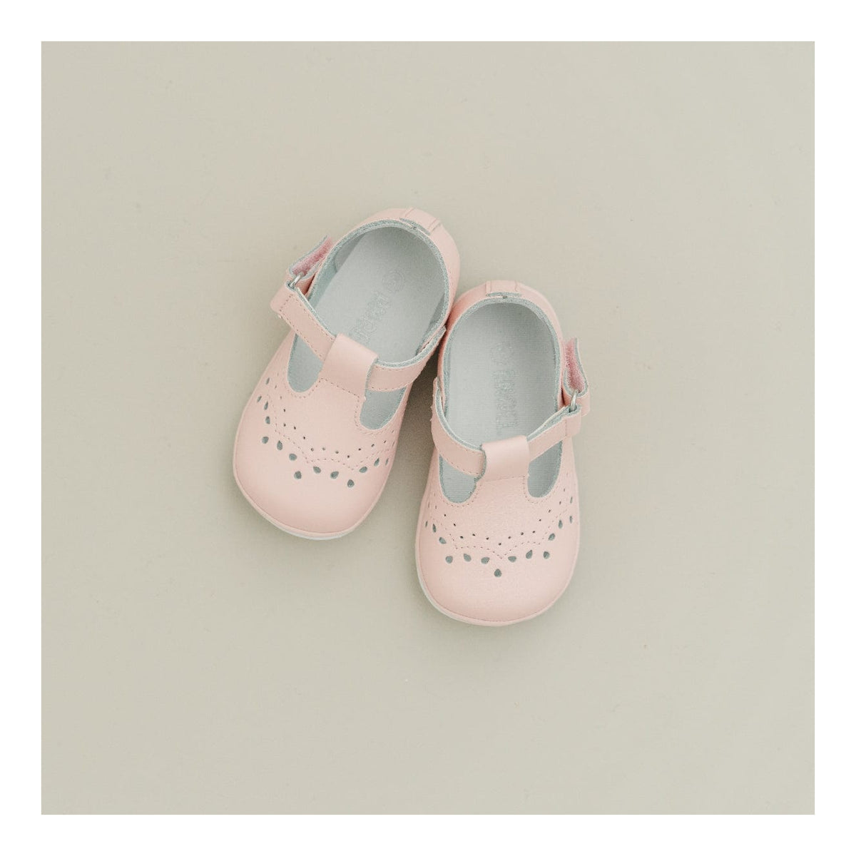 L'Amour Shoes L'Amour Birdie Leather T-Strap Mary Jane in Pink - Little Miss Muffin Children & Home