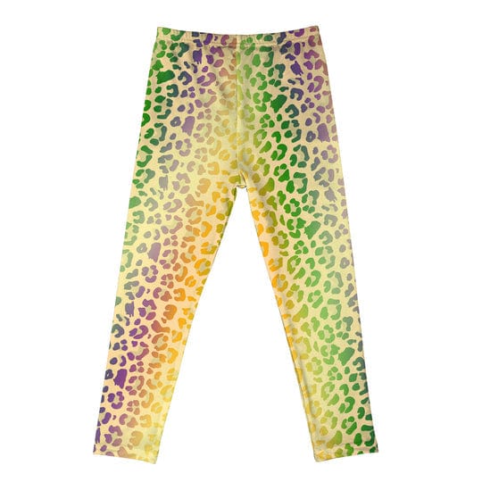 Mardi Gras Creations Mardi Gras Creations Spandex Leggings Youth - Leopard - Little Miss Muffin Children & Home