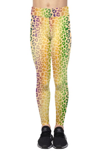 Mardi Gras Creations Mardi Gras Creations Spandex Leggings Junior - Leopard - Little Miss Muffin Children & Home