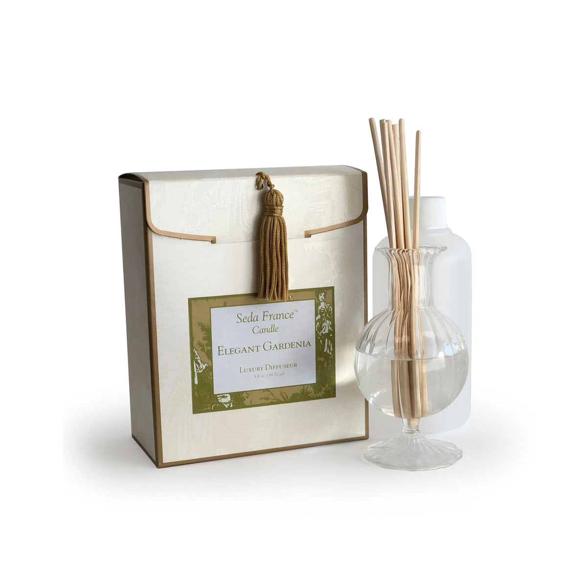Seda France Elegant Gardenia Classic Toile Mini Diffuseur Set - Little Miss Muffin Children & Home