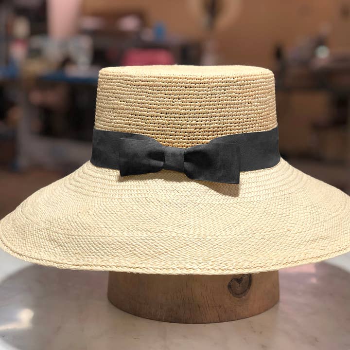 Manabi Bucket Mixed Crochet Style Panama Hat