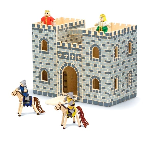 Melissa & Doug Fold & Go Wooden Castle - Little Miss Muffin Children & Home