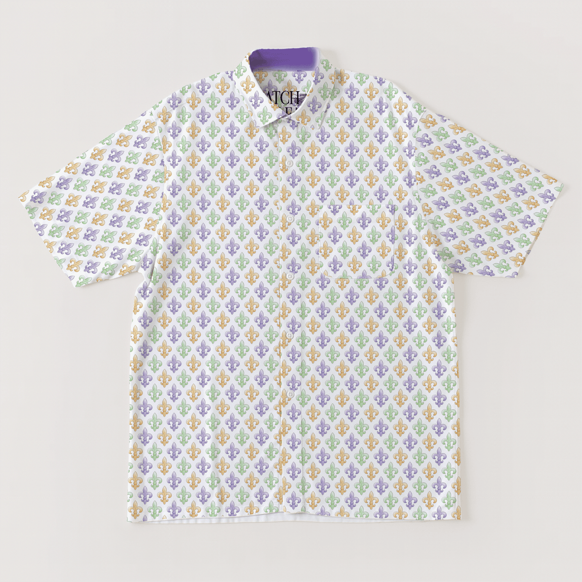 mens fleur de lis festival shirt