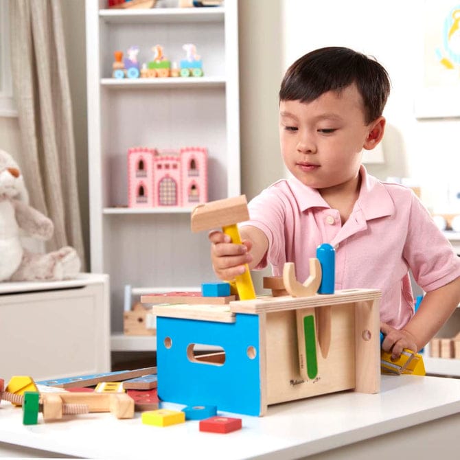 Melissa & Doug Mini Tool Bench - Little Miss Muffin Children & Home