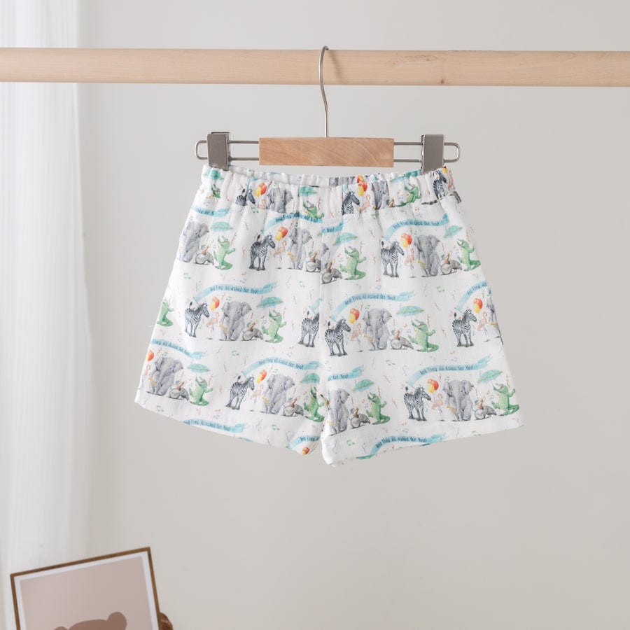Nola Tawk Nola Tawk And They All Asked For You Organic Muslin Shorts - Little Miss Muffin Children & Home