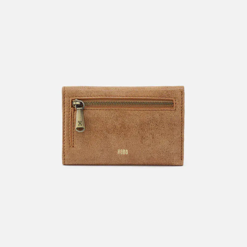 Hobo Jill Trifold Wallet Buffed Leather Whiskey - Little Miss Muffin Children & Home