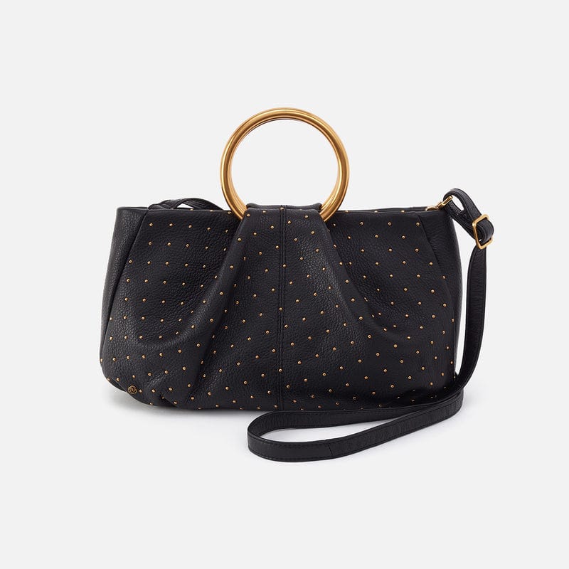 Hobo Hobo Sheila Ring Satchel in Pebbled Leather in Black - Little Miss Muffin Children & Home