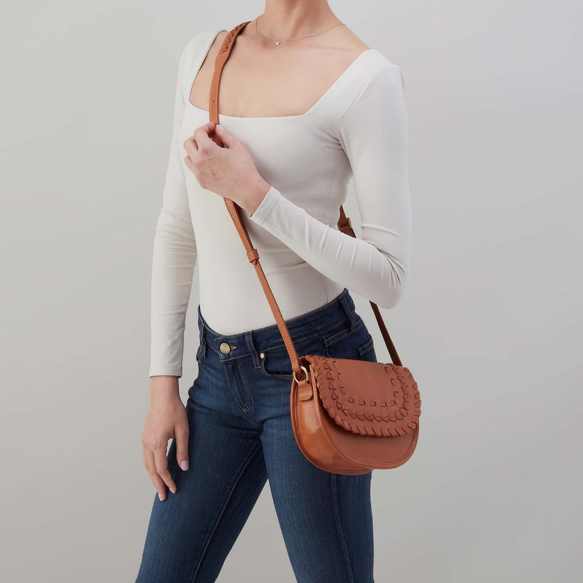 Hobo Kiva Small Crossbody in Washed Leather, Harvest Wheat - Little Miss Muffin Children & Home