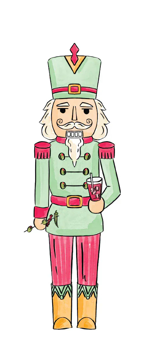Southern Soiree Bartender Nutcracker Cocktails Frosted Pearl Full Wrap Cups - Little Miss Muffin Children & Home