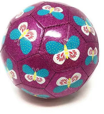 Crocodile Creek Size 3 Butterfly 7" Glitter Soccer Ball - Little Miss Muffin Children & Home