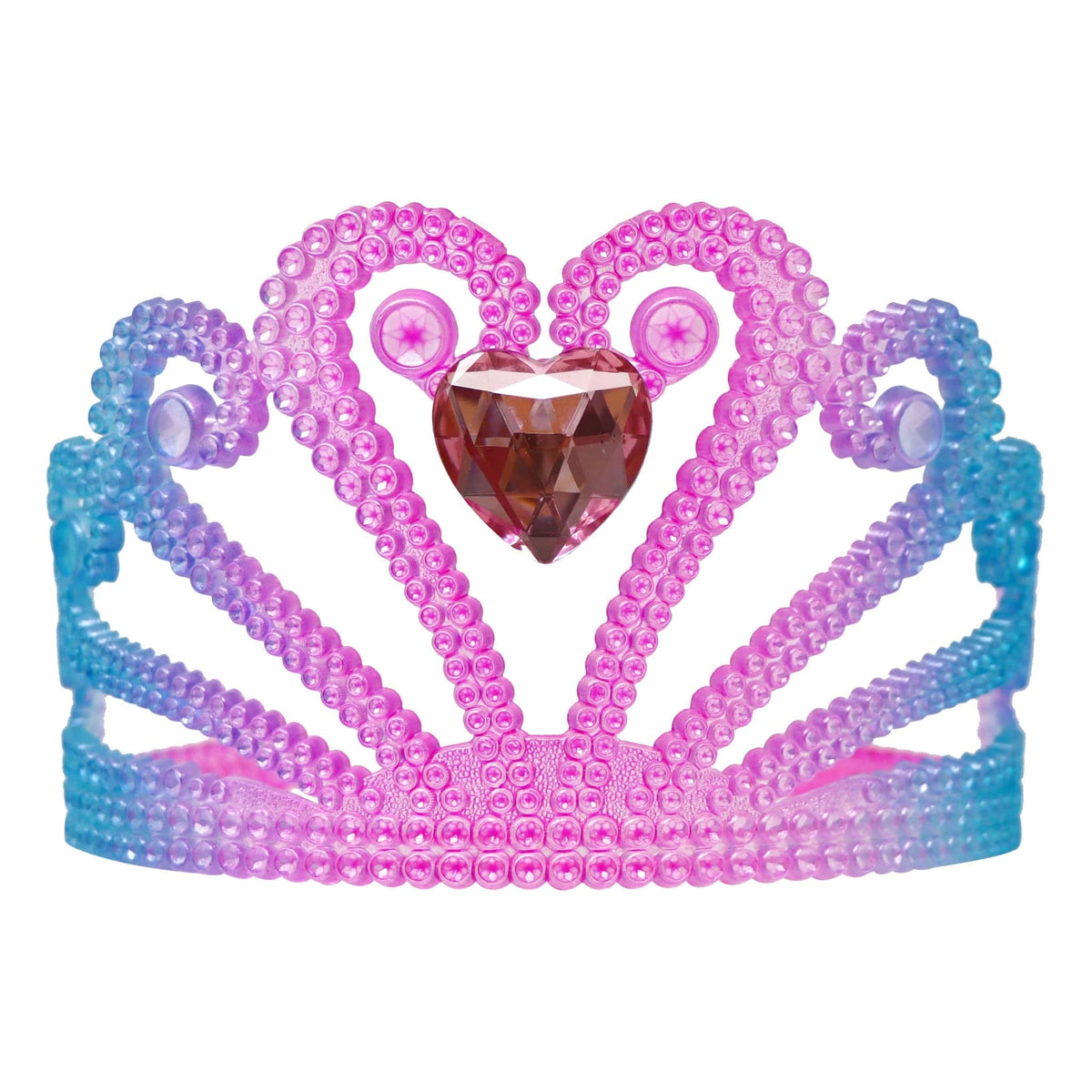 Pink Poppy Pink Poppy Shimmering Mermaid Jewel Heart Crown - Little Miss Muffin Children & Home