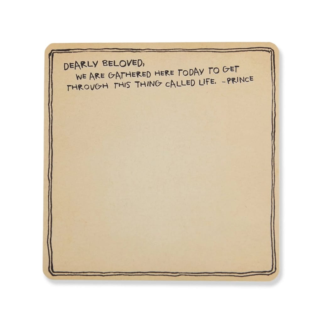 Sugarboo Sugarboo Dearly Beloved Prince Square Notepad - Little Miss Muffin Children & Home