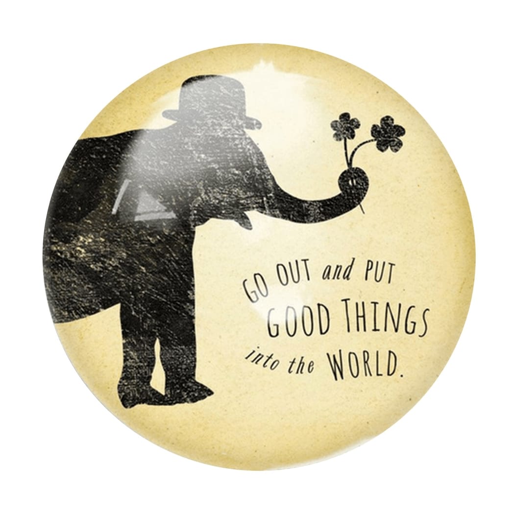 Sugarboo Sugarboo Put Good Things Into the World Paperweight - Little Miss Muffin Children & Home