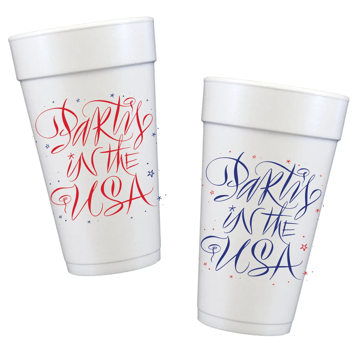 Southern Soiree Party in the USA Styrofoam Cups - Little Miss Muffin Children & Home