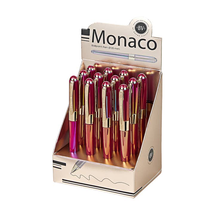Pearlescent Burgundy Monaco Pen