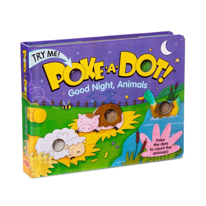 Melissa & Doug Melissa & Doug Poke A Dot Goodnight, Animals Book - Little Miss Muffin Children & Home