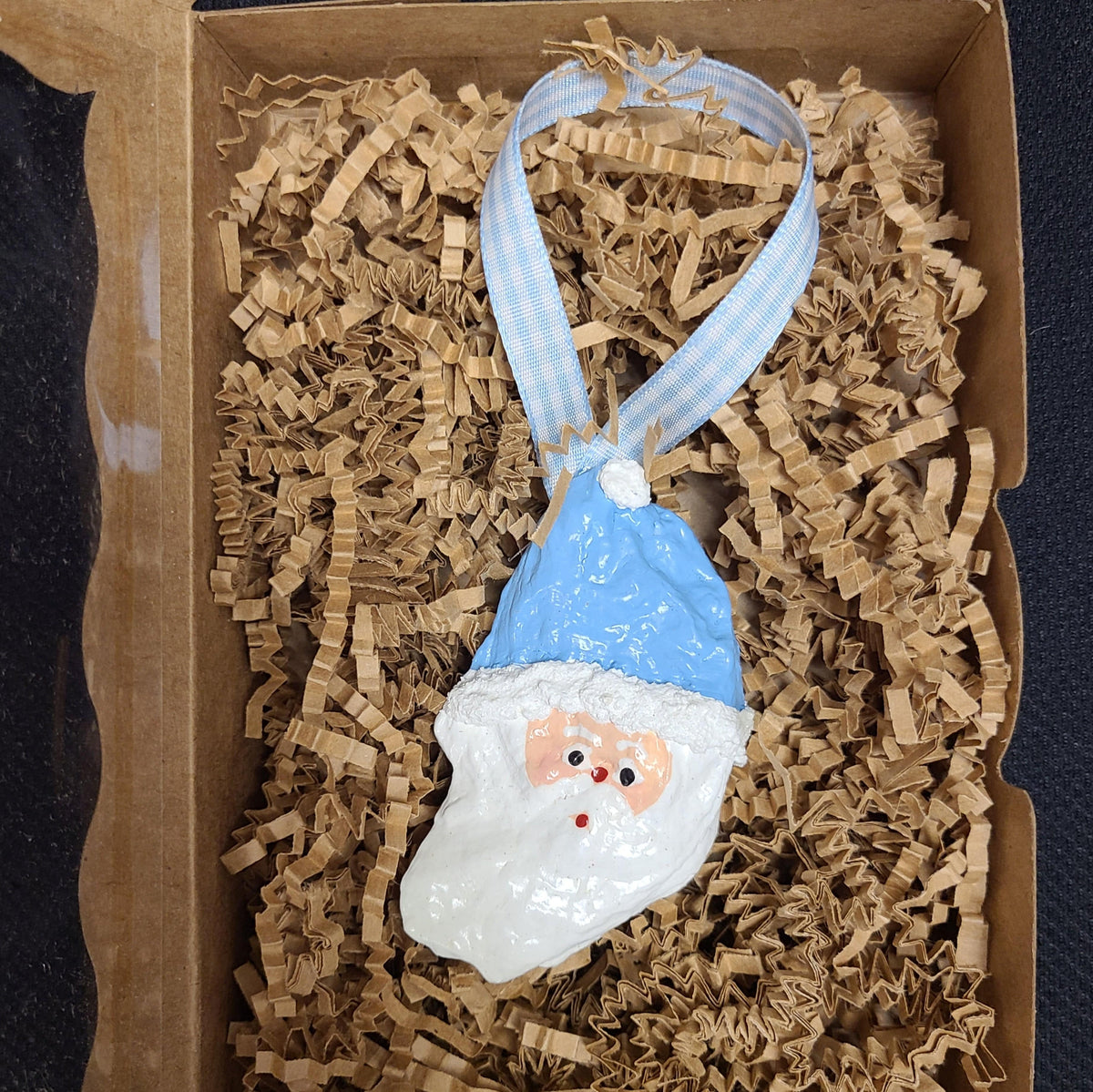 Sea Pine Art & Design Sea Pine Art & Design Baby's First Christmas Oyster Santas Ornament - Little Miss Muffin Children & Home